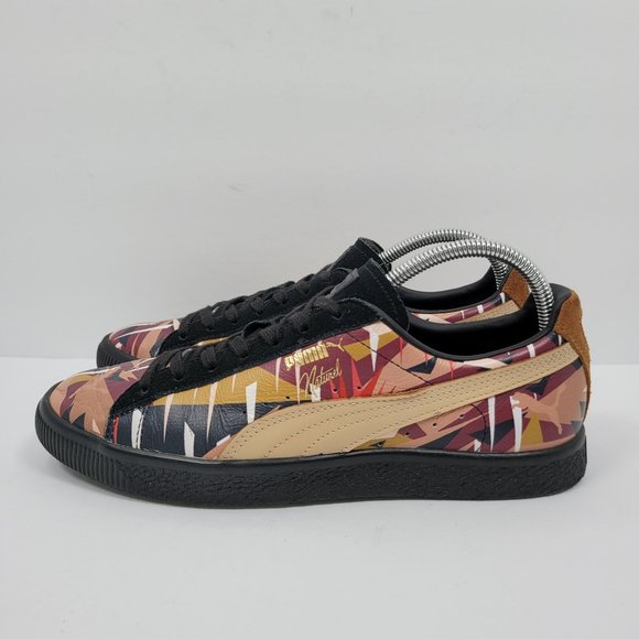 Puma X Naturel Clyde Moon Jungle Men's Multicolor Shoes 364445 01 US Size 9 - Picture 2 of 8